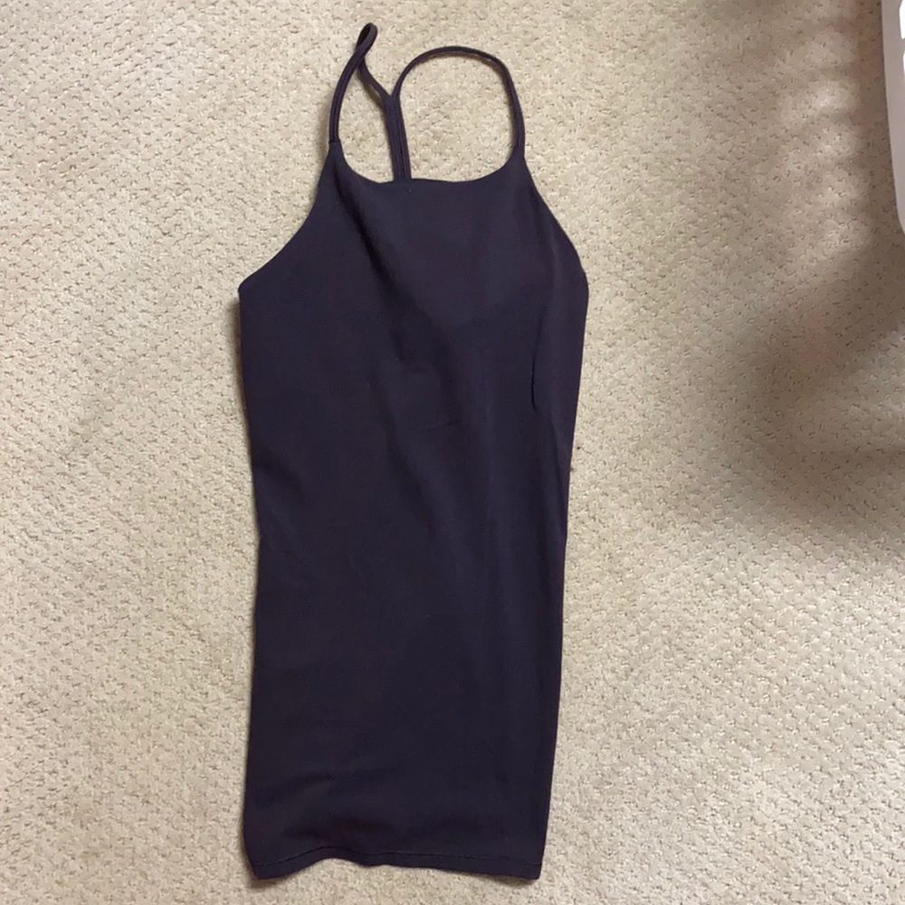 Lululemon size 6 eggplant strappy long tank